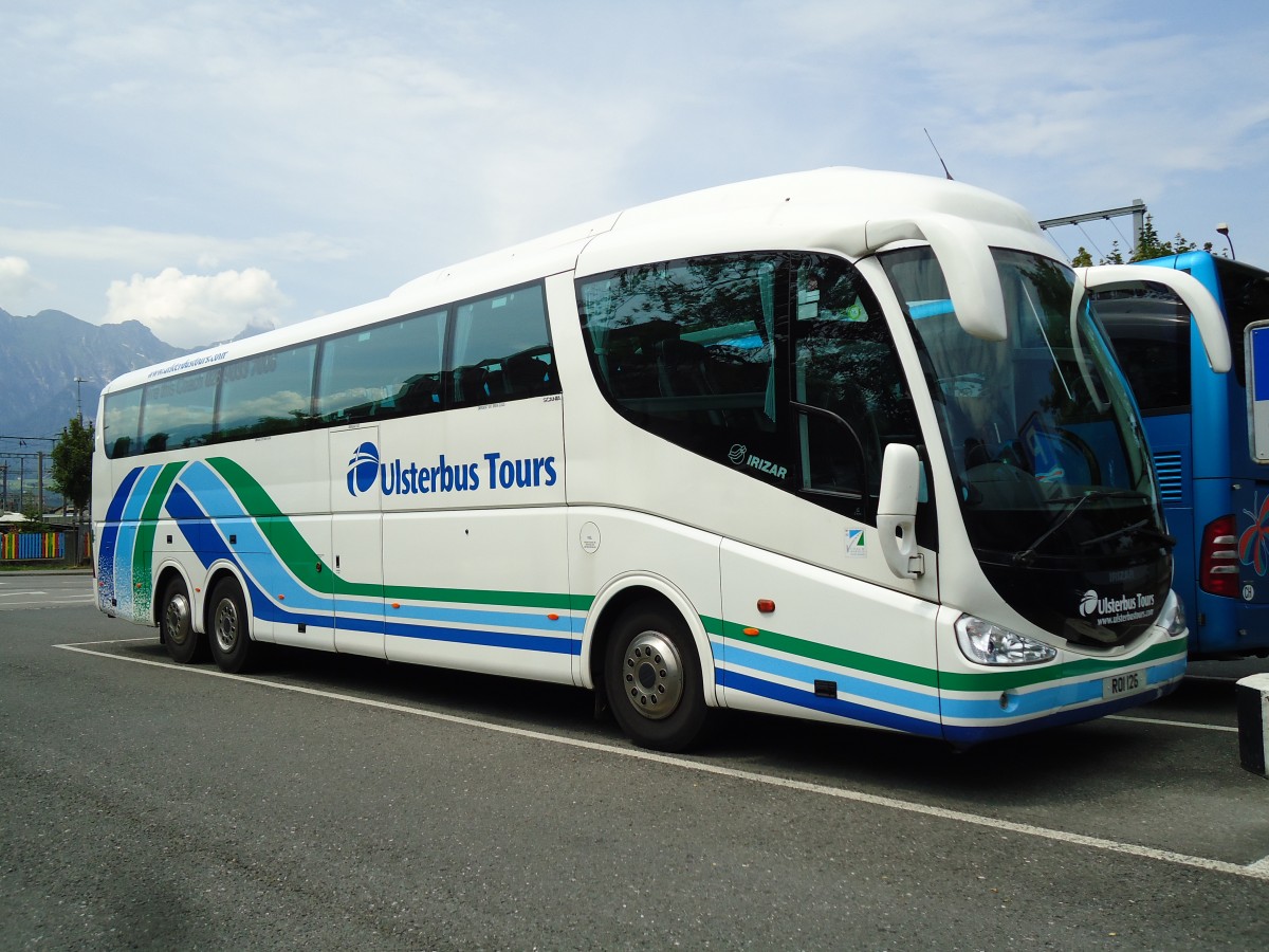 (145'731) - Aus England: Ulsterbus - Nr. 126/R01 126 - Scania/Irizar am 10. Juli 2013 in Thun, Seestrasse