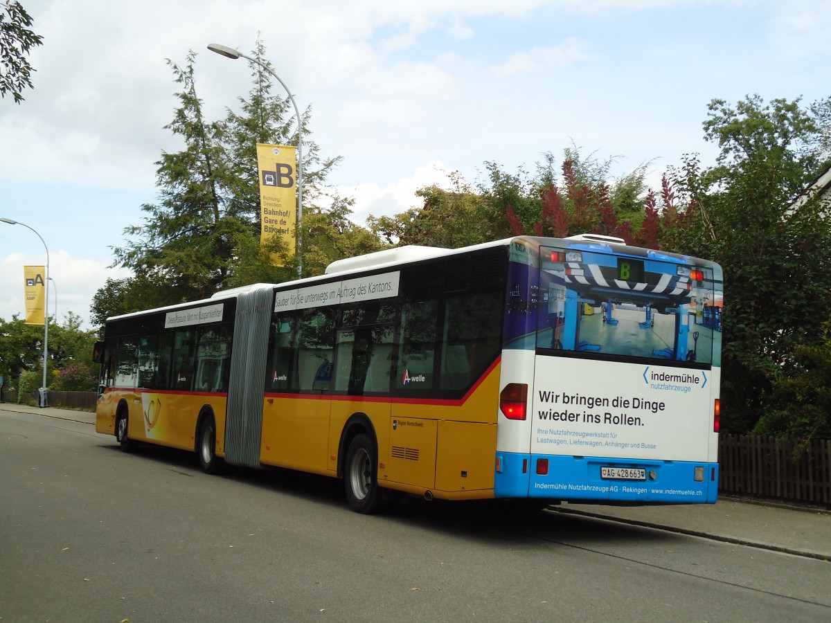 (146'875) - PostAuto Nordschweiz - AG 428'663 - Mercedes am 1. September 2013 in Burgdorf, ESAF