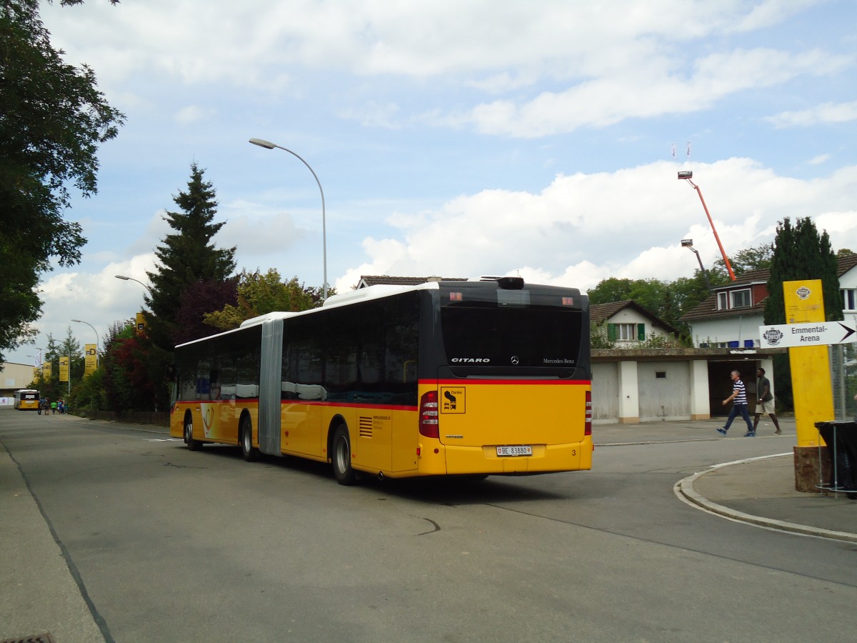 (146'892) - Steiner, Ortschwaben - Nr. 3/BE 43'880 - Mercedes am 1. September 2013 in Burgdorf, ESAF