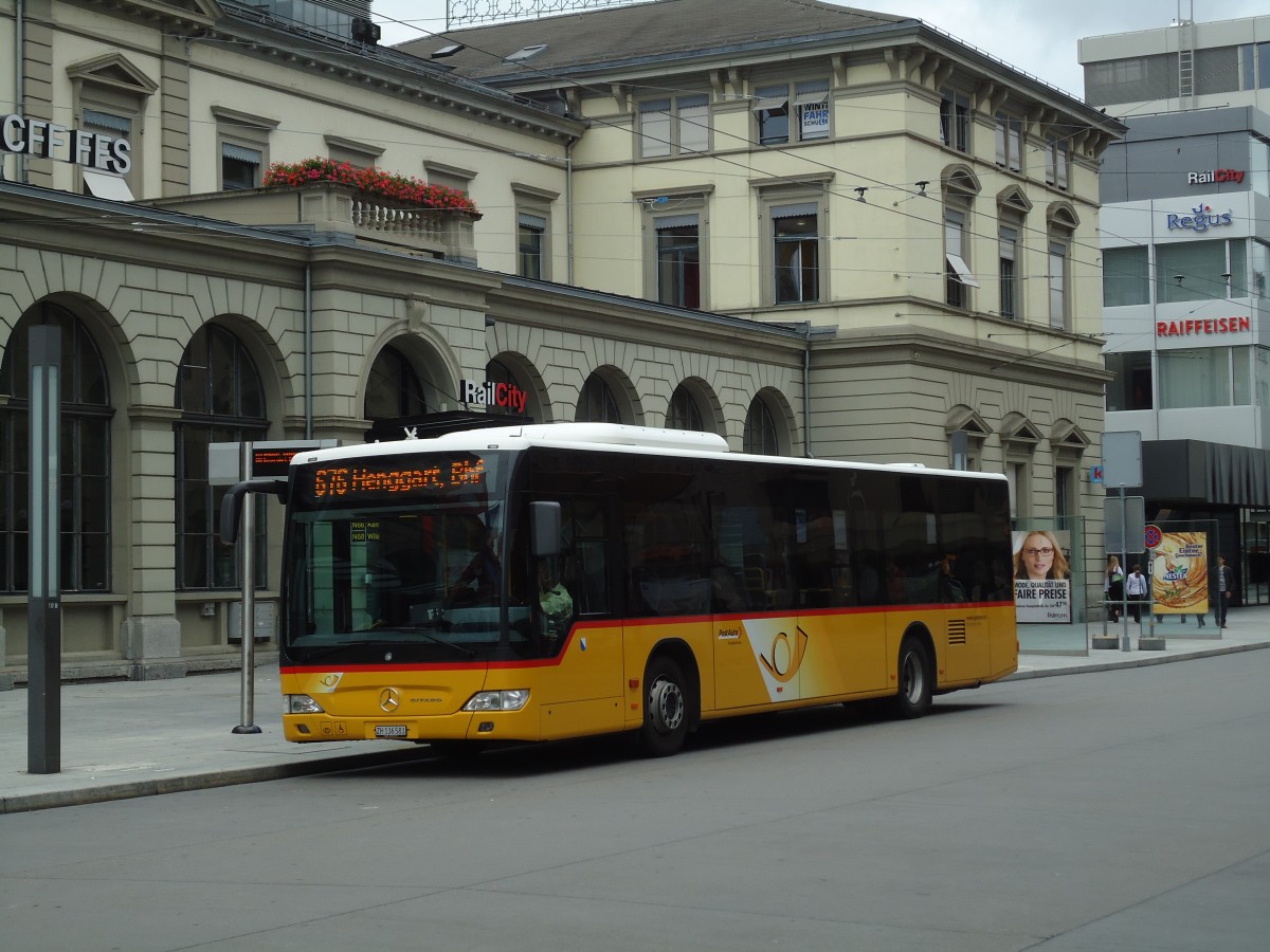 (147'066) - Moser, Flaach - Nr. 276/ZH 136'583 - Mercedes am 8. September 2013 beim Hauptbahnhof Winterthur