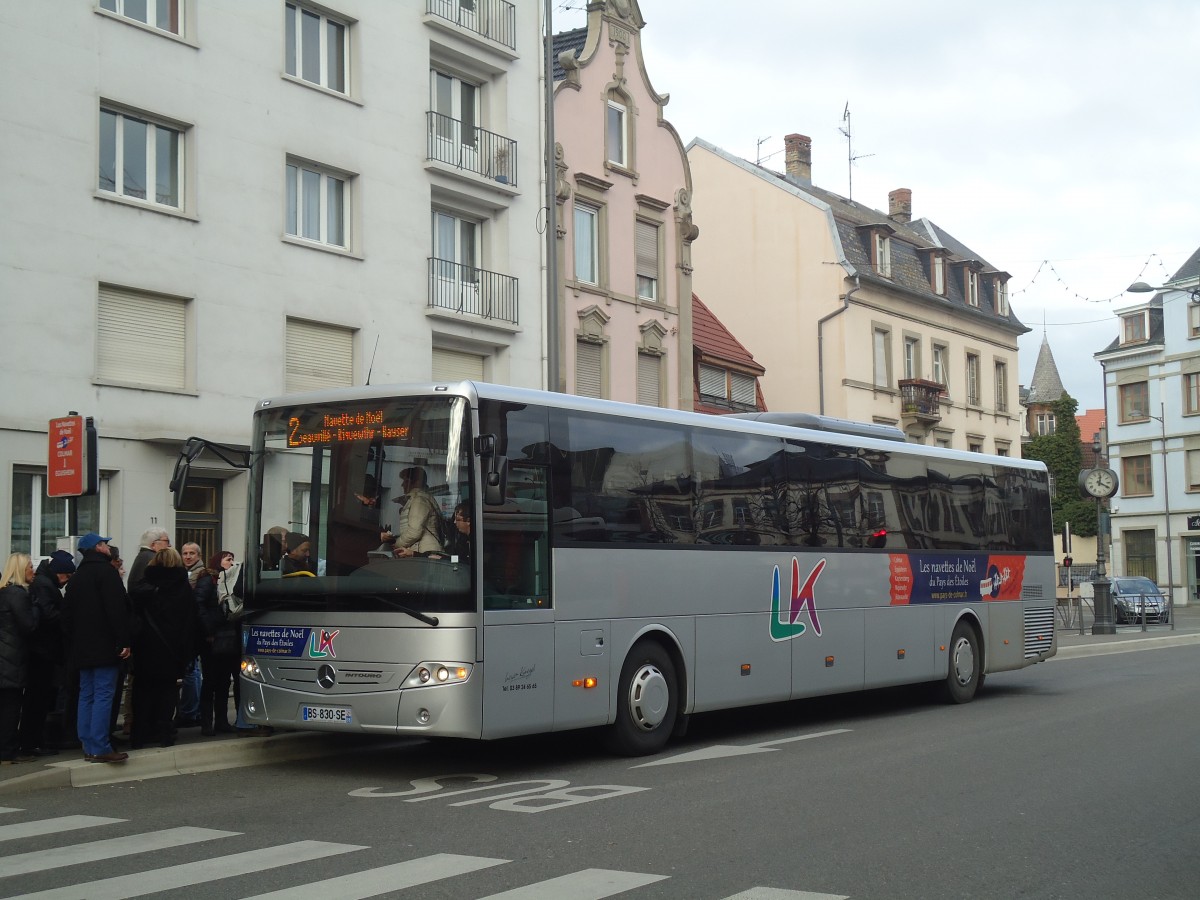 (148'199) - Kunegel, Colmar - BS 830 SE - Mercedes am 7. Dezember 2013 in Colmar, Thtre