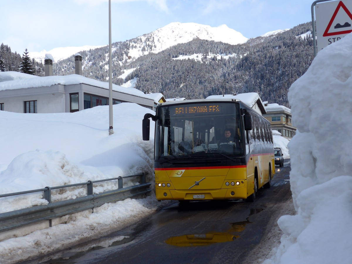 (148'811) - Marchetti, Airolo - TI 241'033 - Volvo am 9. Februar 2014 in Airolo, Strada di Valle