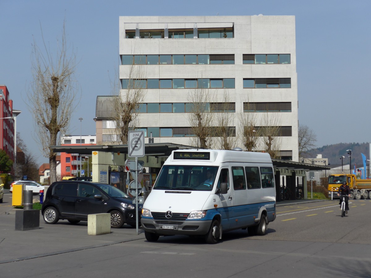 (149'462) - Limmat Bus, Dietikon - Nr. 28/ZH 726'128 - Mercedes am 31. Mrz 2014 beim Bahnhof Dietikon