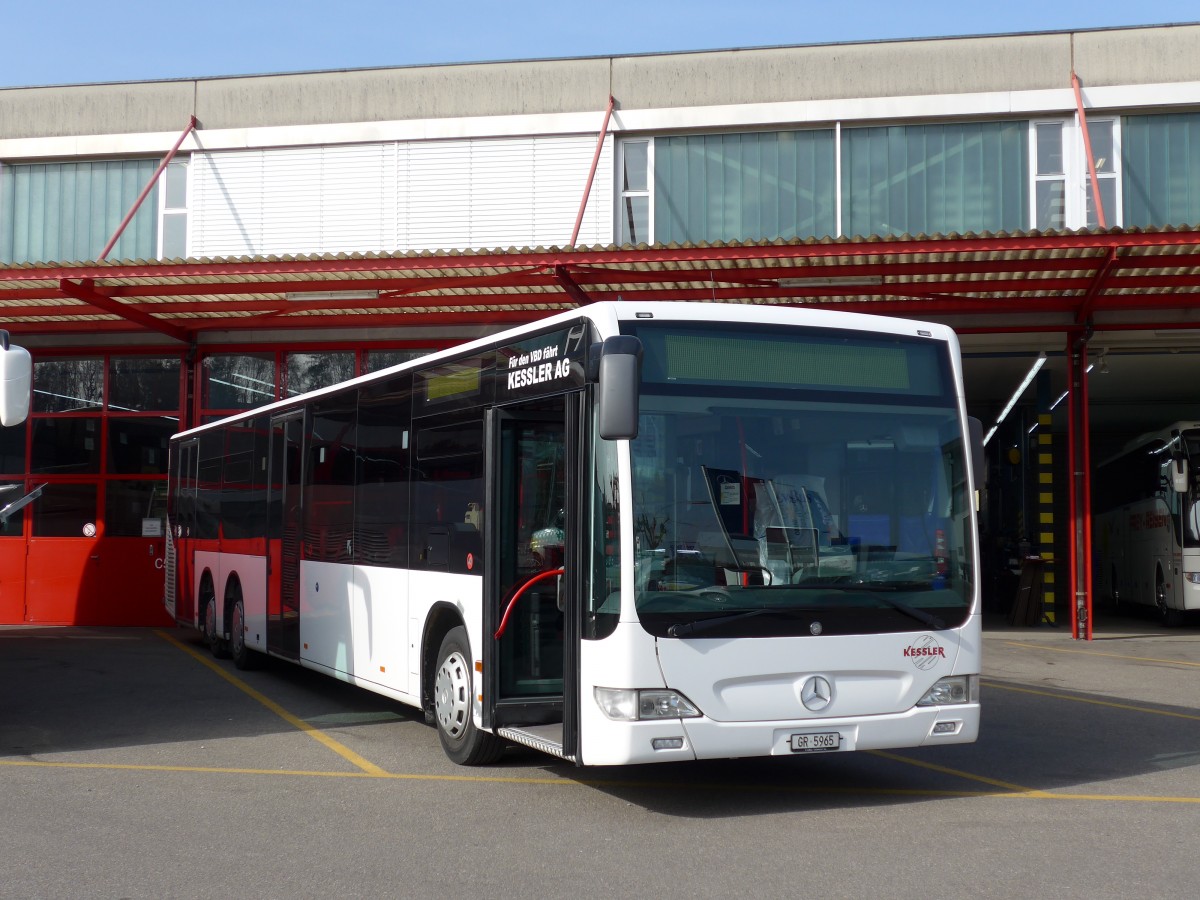 (149'542) - Kessler, Davos - GR 5965 - Mercedes am 31. Mrz 2014 in Kloten, EvoBus