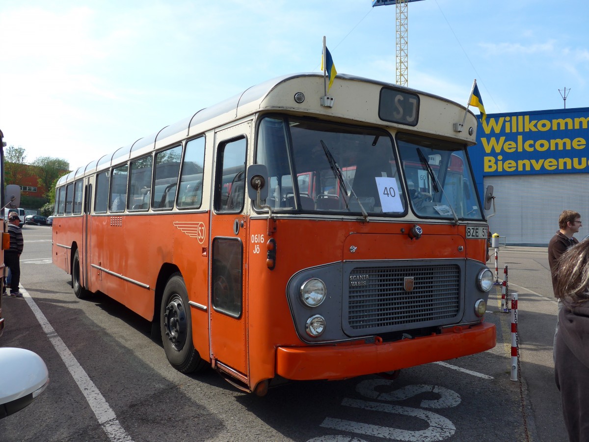 (149'748) - Aus Schweden: SJ - Nr. 616/BZE 573 - Scania-Vabis am 25. April 2014 in Sinsheim, Museum