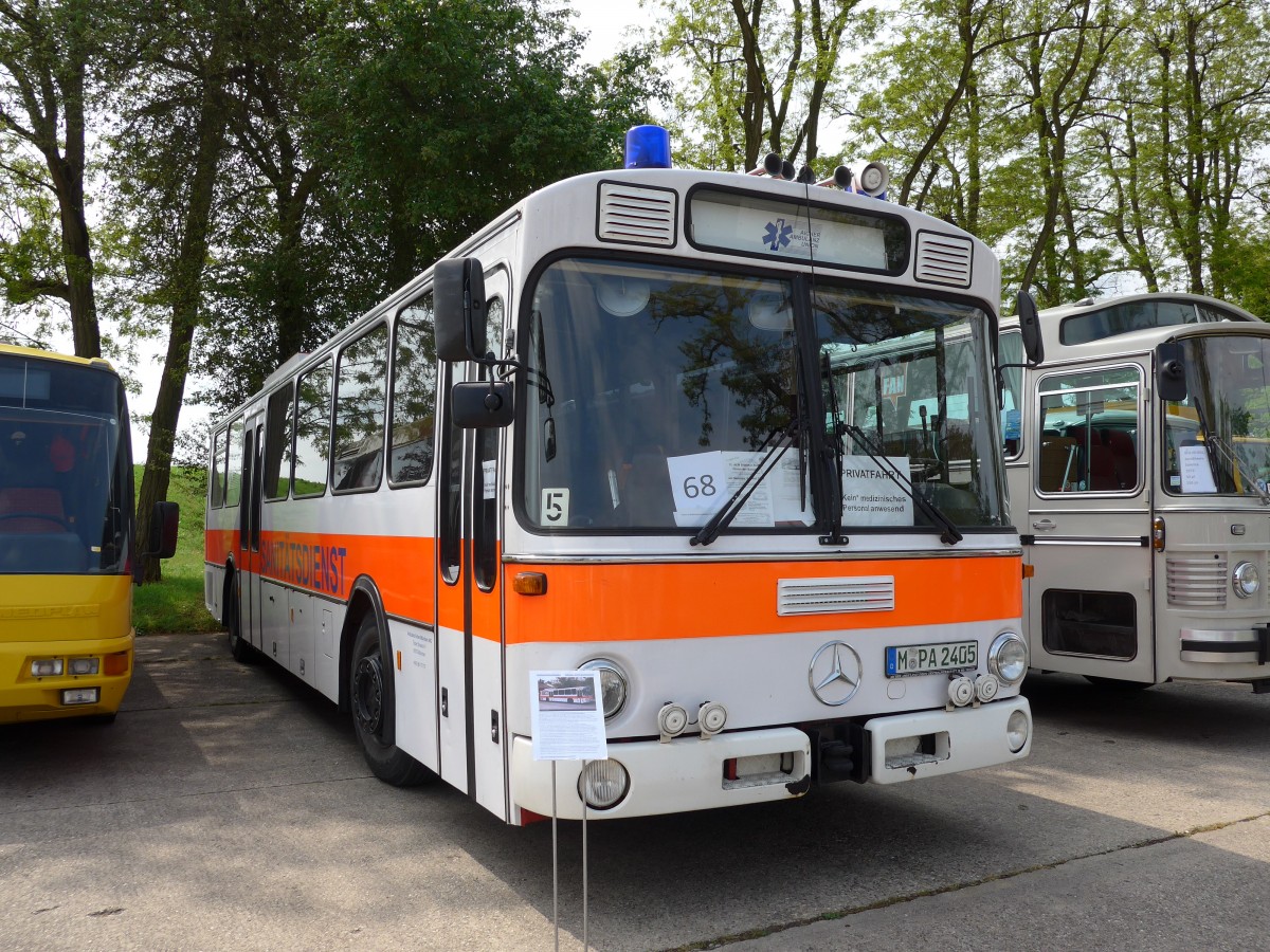 (150'212) - Ambulanz Aicher, Mnchen - M-PA 2405 - Mercedes am 26. April 2014 in Speyer, Technik-Museum