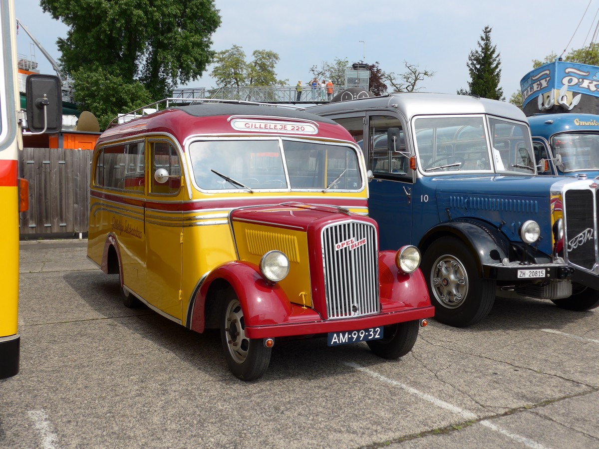 (150'272) - Aus Holland: Spierings, Rijkevoort - AM-99-32 - Opel (ex Gilleleje, DK-Selskabsbus) am 26. April 2014 in Speyer, Technik-Museum