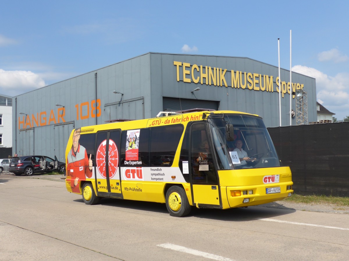 (150'459) - Auwrter Museum, Stuttgart - DGF-AU 93H - Neoplan am 26. April 2014 in Speyer, Technik-Museum