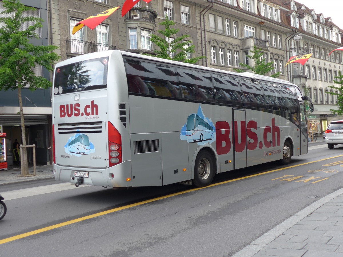 (150'754) - Hermann, Niederwangen - BE 562'385 - Volvo am 22. Mai 2014 in Thun, Bahnhofstrasse