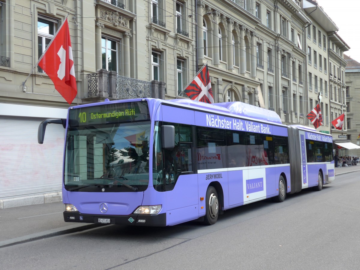 (150'968) - Bernmobil, Bern - Nr. 853/BE 671'853 - Mercedes am 28. Mai 2014 in Bern, Hirschengraben