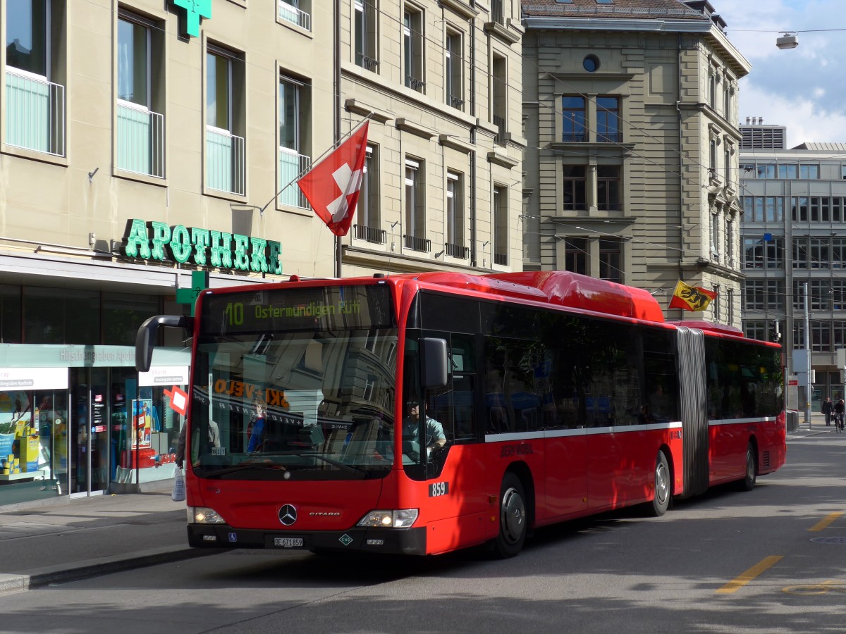 (150'988) - Bernmobil, Bern - Nr. 859/BE 671'859 - Mercedes am 28. Mai 2014 in Bern, Hirschengraben