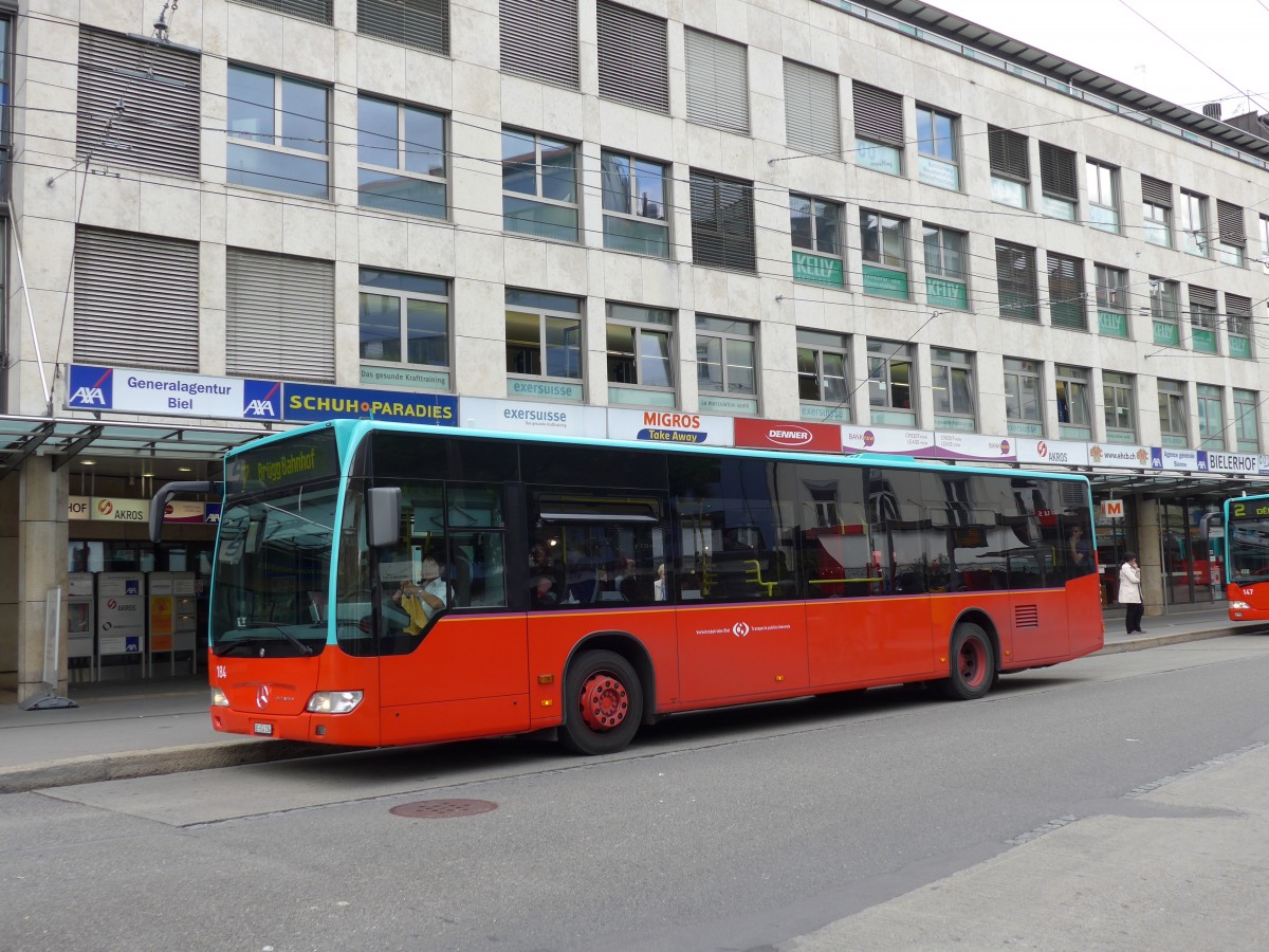 (151'097) - VB Biel - Nr. 184/BE 654'184 - Mercedes am 29. Mai 2014 in Biel, Guisanplatz