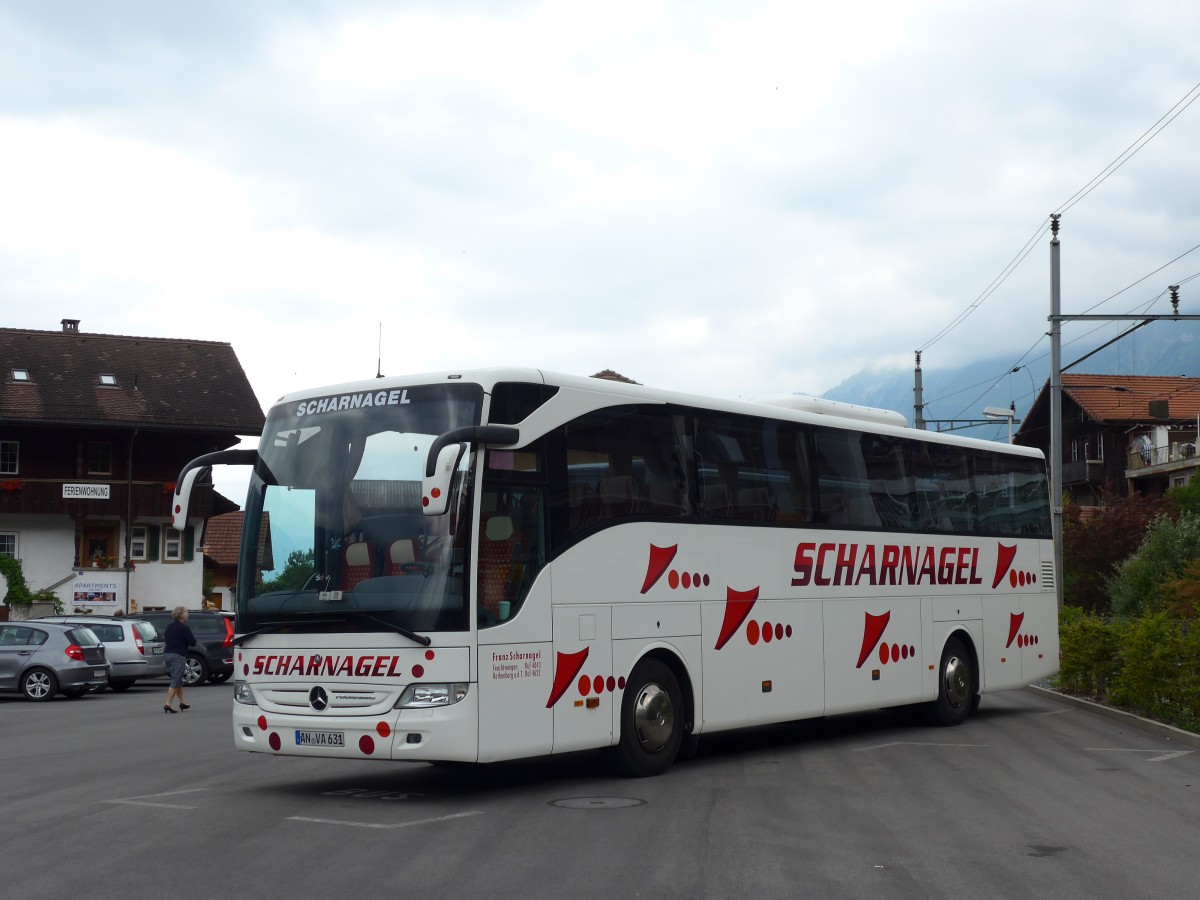 (151'552) - Aus Deutschland: Scharnagel, Feuchtwangen - AN-VA 631 - Mercedes am 15. Juni 2014 beim Bahnhof Brienz