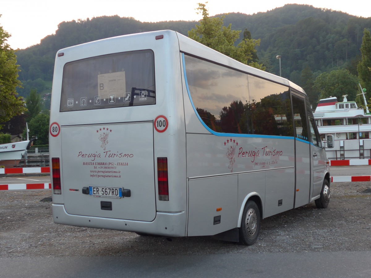 (151'605) - Aus Italien: Perugia Turismo, Bastia Umbra - ER-567 RD - Mercedes am 20. Juni 2014 in Thun, Rosenau