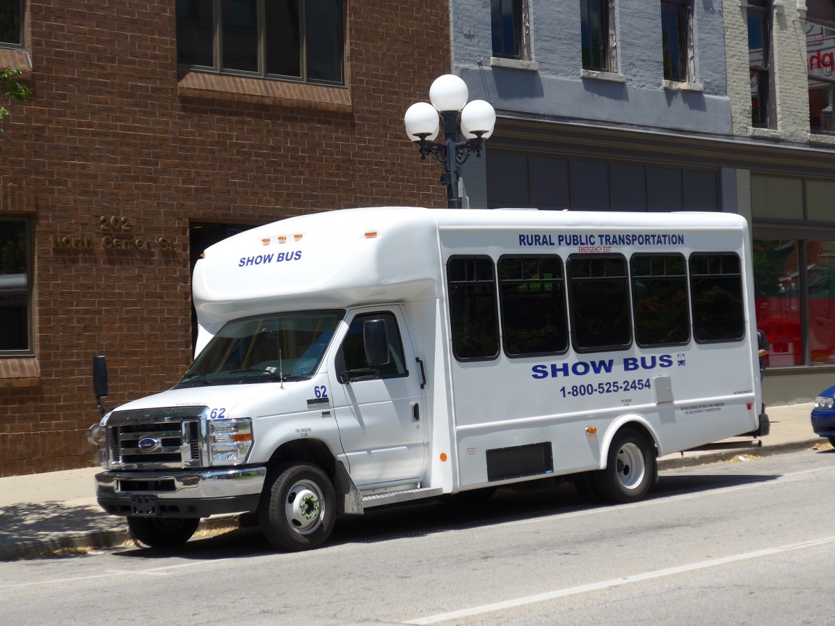 (152'477) - Rural Public Transportation - Nr. 62/501R 106 - Ford am 10. Juli 2014 in Bloomington