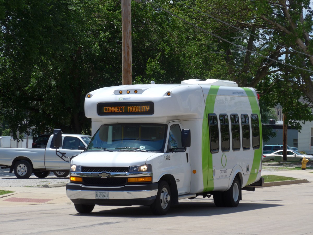 (152'509) - Connect Transit, Bloomington - Nr. 1202/M 193'631 - Chevrolet am 10. Juli 2014 in Bloomington