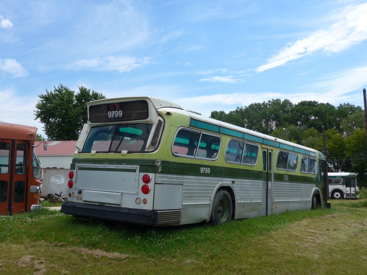 (152'541) - CTA Chicago - Nr. 9799/FSHBOWL AV - GMC am 11. Juli 2014 in Union, Railway Museum