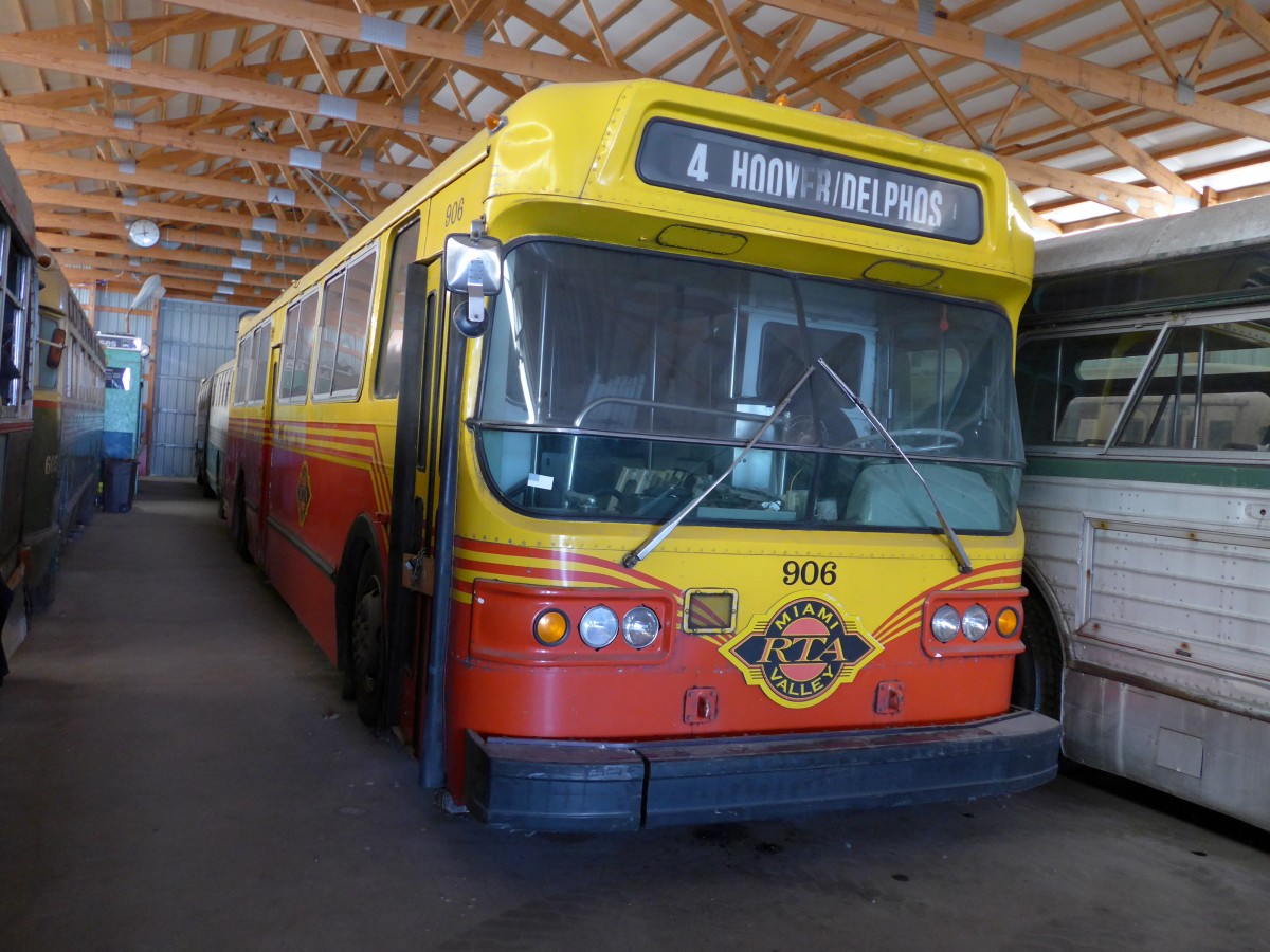 (152'557) - MVRTA Miami - Nr. 906 - Flyer Trolleybus am 11. Juli 2014 in Union, Railway Museum