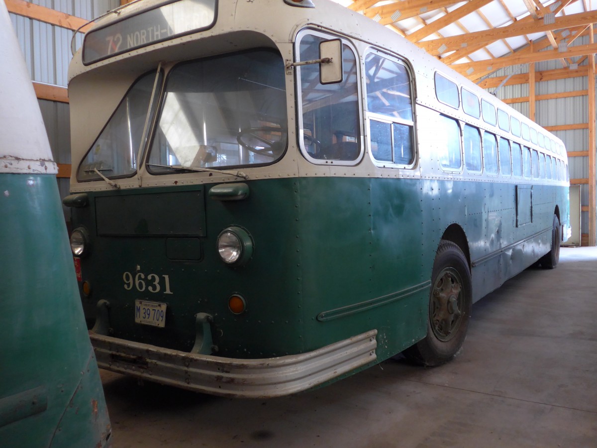(152'565) - CTA Chicago - Nr. 9631/M 39'709 - Marmon-Herrington Trolleybus (ex CSL Chicago Nr. 631) am 11. Juli 2014 in Union, Railway Museum