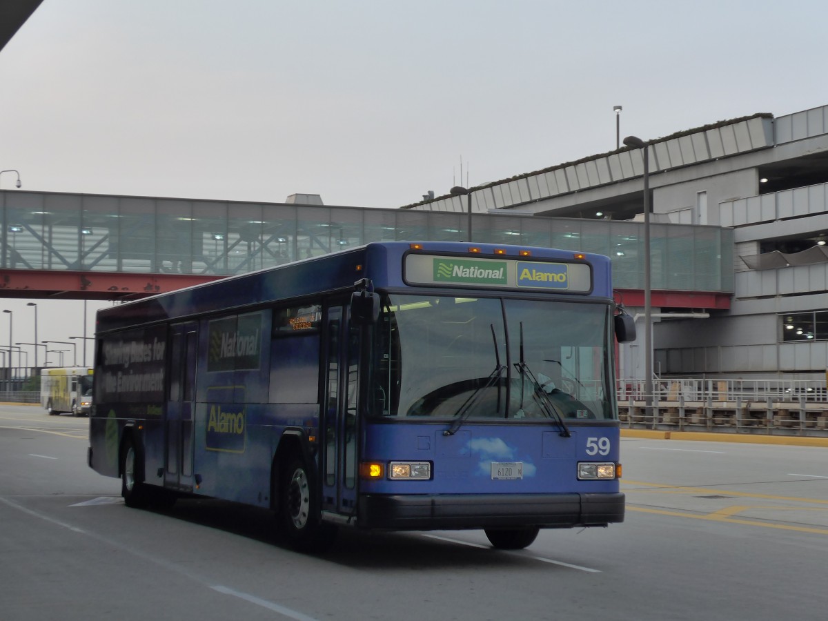 (153'289) - National-Alamo, Chicago - Nr. 59/6120 N - Gillig am 19. Juli 2014 in Chicago, Airport O'Hare