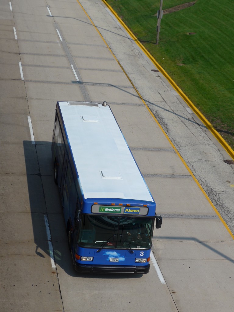 (153'324) - National-Alamo, Chicago - Nr. 3/139'528 H - Gillig am 20. Juli 2014 in Chicago, Airport O'Hare