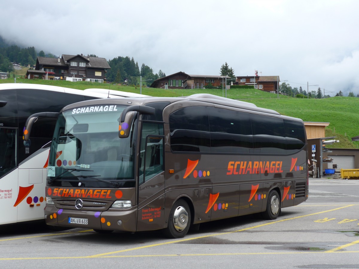 (153'585) - Aus Deutschland: Scharnagel, Feuchtwangen - AN-VA 633 - Mercedes am 3. August 2014 in Grindelwald, Grund