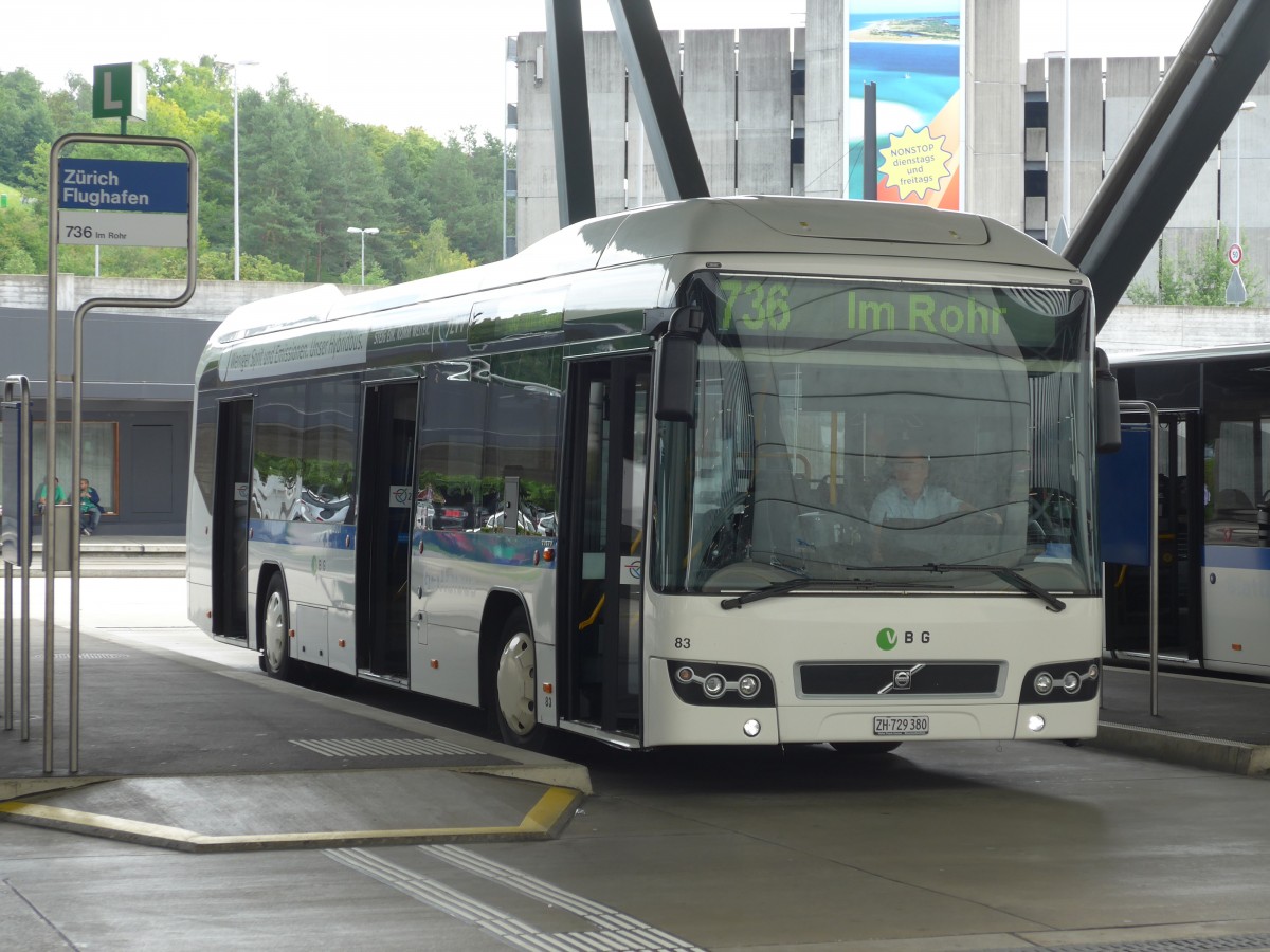 (153'611) - Welti-Furrer, Zrich - Nr. 83/ZH 729'380 - Volvo am 4. August 2014 in Zrich, Flughafen
