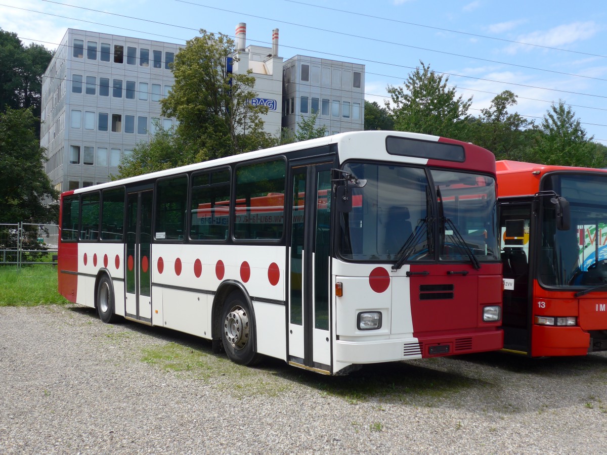 (153'615) - TPF Fribourg - Nr. 32 - Volvo/Lauber (ex Nr. 3; ex GFM Fribourg Nr. 3) am 4. August 2014 in Kloten, EvoBus