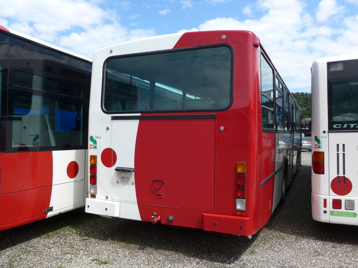 (153'629) - TPF Fribourg - Nr. 84 - Volvo/Lauber (ex GFM Fribourg Nr. 84) am 4. August 2014 in Kloten, EvoBus