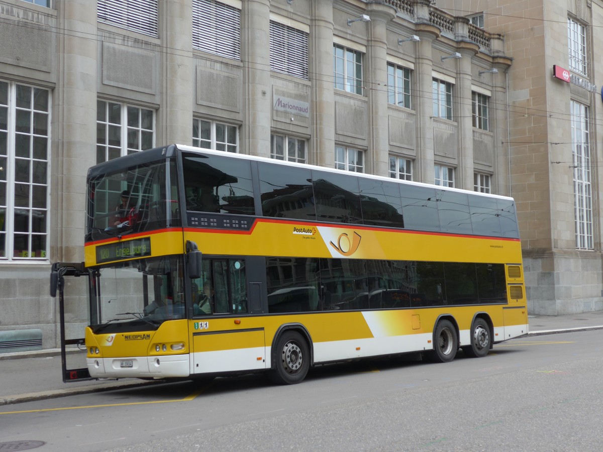 (154'169) - PostAuto Ostschweiz - AR 35'834 - Neoplan (ex PostAuto Nordschweiz; ex P 27'804) am 20. August 2014 beim Bahnhof St. Gallen