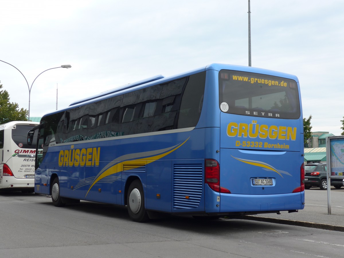 (154'239) - Aus Deutschland: Grsgen, Bornheim - SU-AC 1060 - Setra am 20. August 2014 in Bregenz