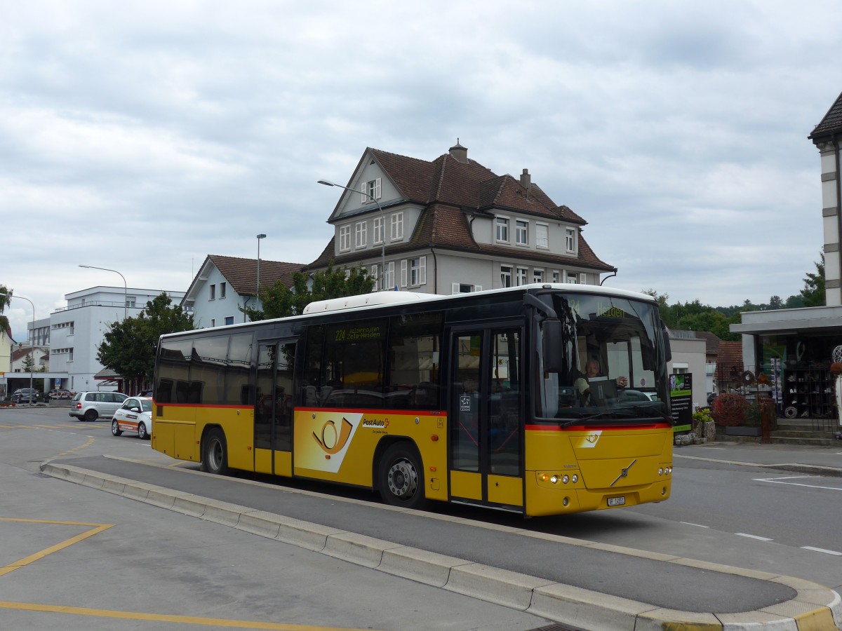 (154'271) - PostAuto Ostschweiz - AR 14'851 - Volvo am 20. August 2014 beim Bahnhof St. Margrethen