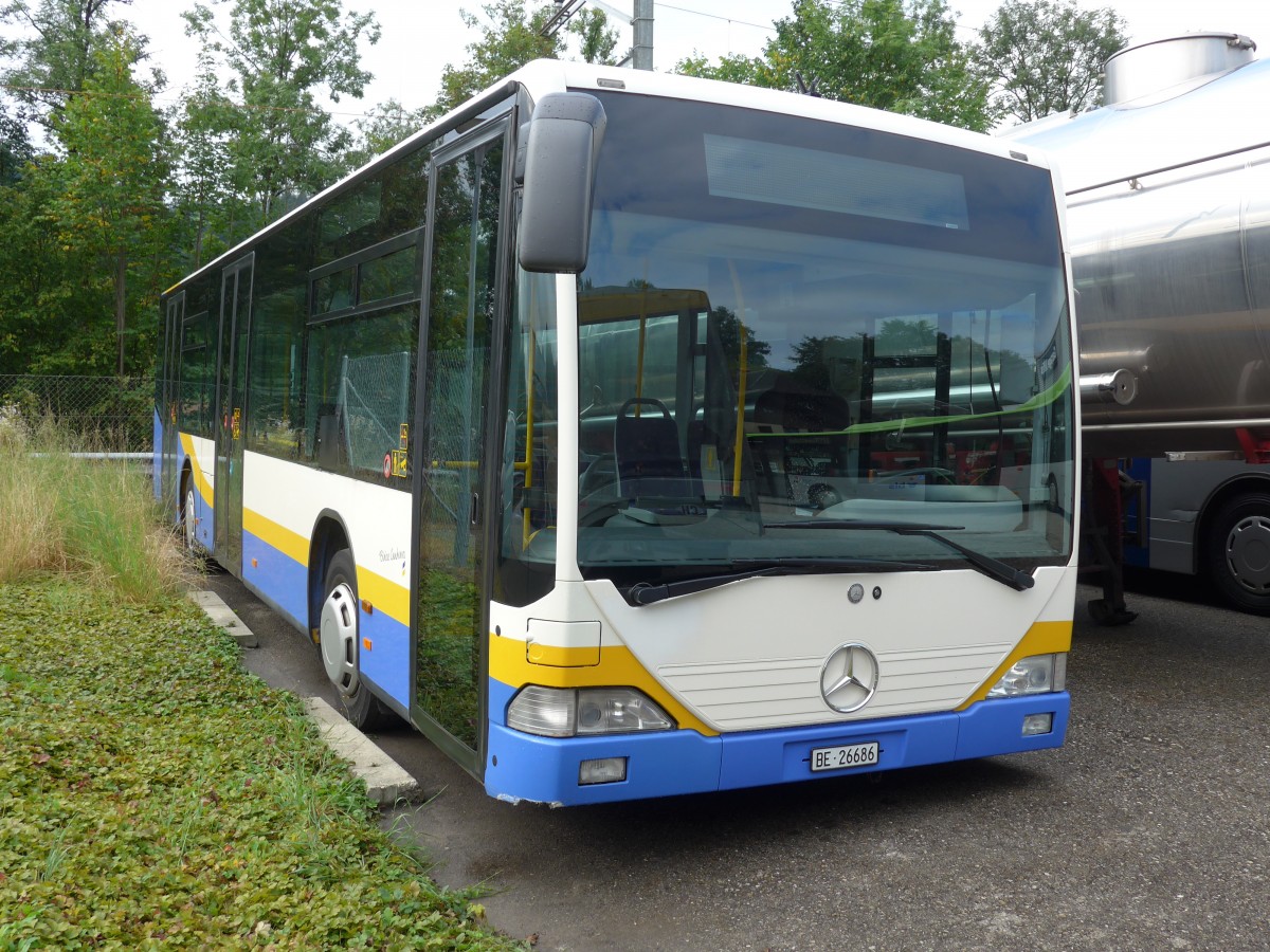 (154'461) - Busland, Burgdorf - Nr. 56/BE 26'686 - Mercedes (ex TC La Chaux-de-Fonds) am 30. August 2014 in Langnau, Garage
