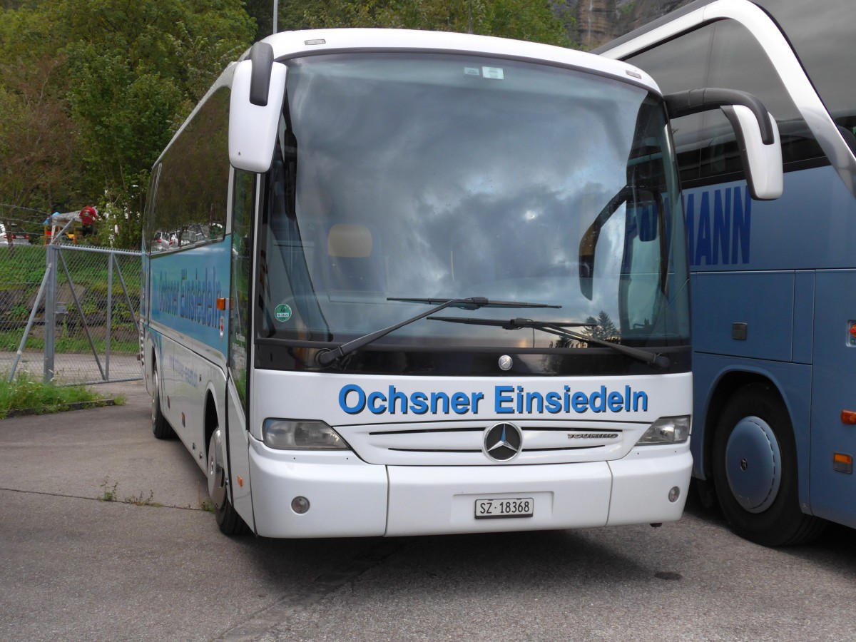(154'692) - Ochsner, Einsiedeln - SZ 18'368 - Mercedes am 30. August 2014 in Meiringen, Balm
