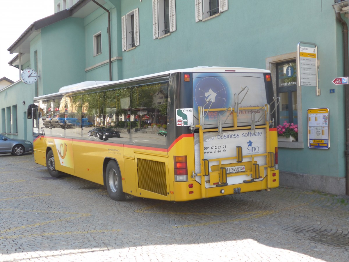 (154'791) - Barenco, Faido - TI 241'030 - Volvo am 1. September 2014 beim Bahnhof Airolo