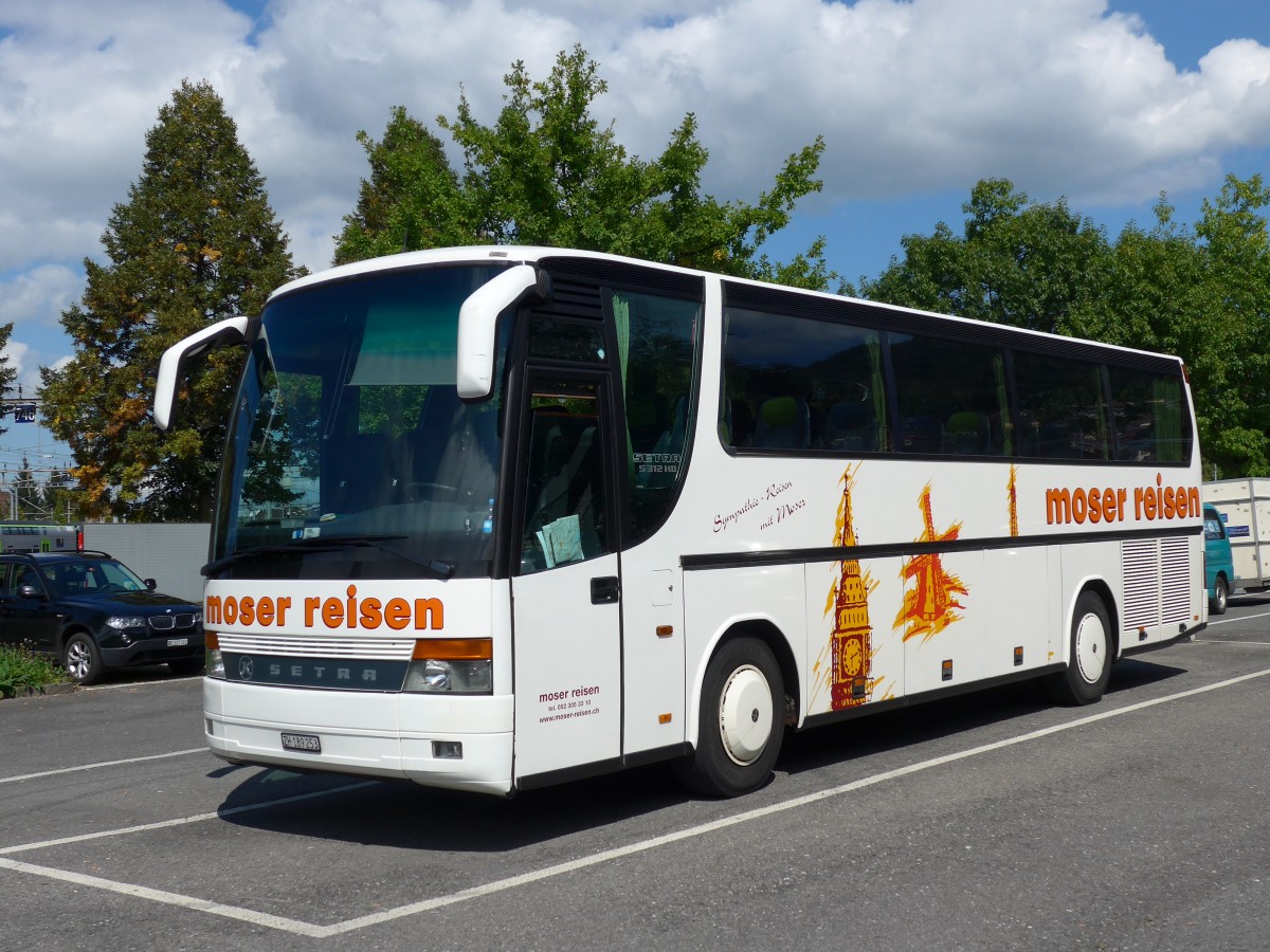 (154'868) - Moser, Flaach - Nr. 14/ZH 189'253 - Setra am 2. September 2014 in Thun, Seestrasse