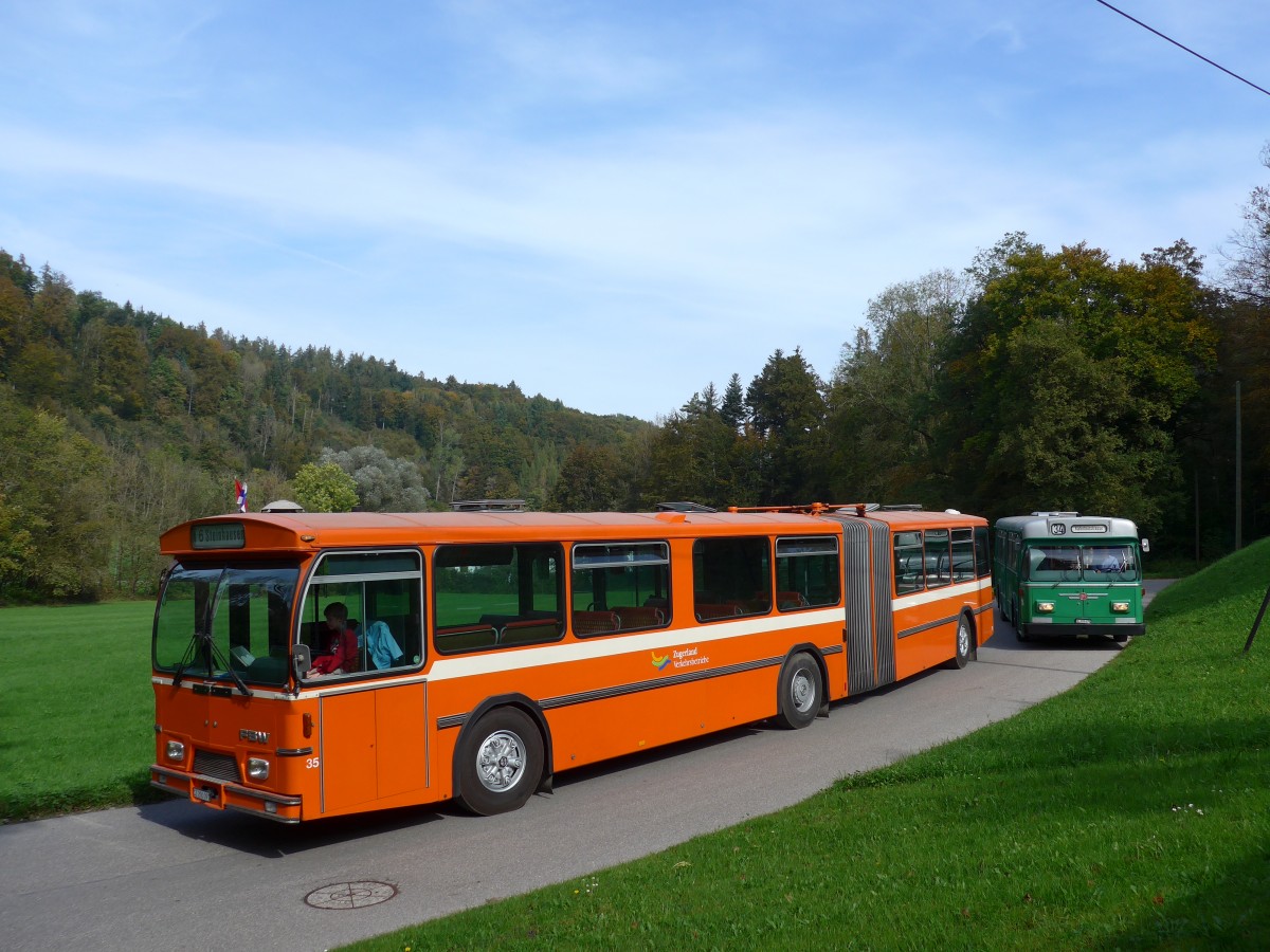 (155'506) - ZVB Zug (RWB) - Nr. 35/SZ 200'091 - FBW/Hess am 5. Oktober 2014 bei Oberburg