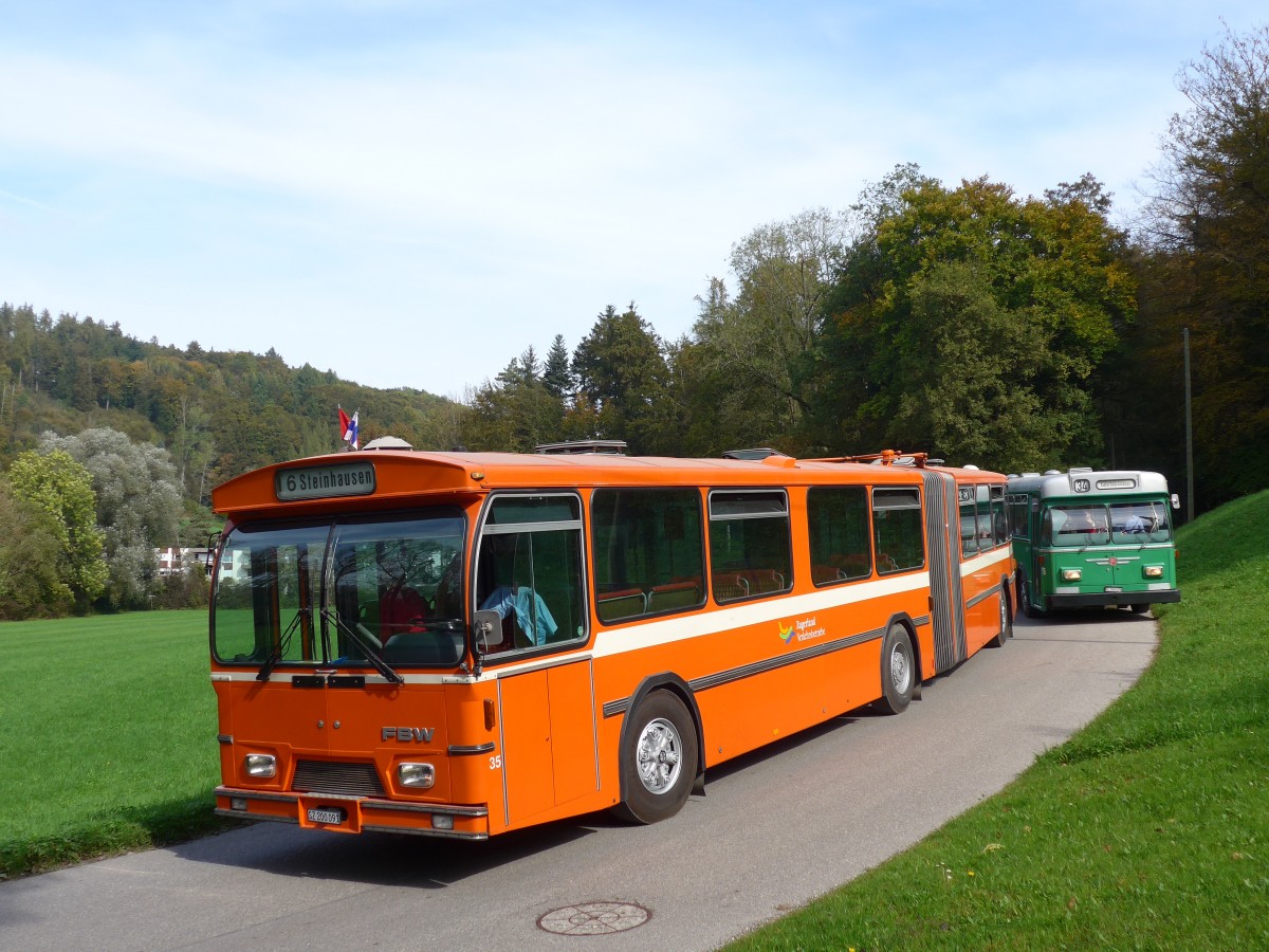 (155'507) - ZVB Zug (RWB) - Nr. 35/SZ 200'091 - FBW/Hess am 5. Oktober 2014 bei Oberburg