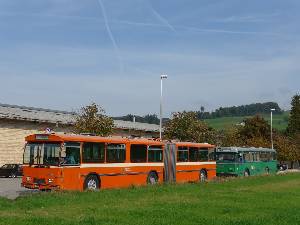 (155'514) - ZVB Zug (RWB) - Nr. 35/SZ 200'091 - FBW/Hess am 5. Oktober 2014 in Burgdorf, Ziegelgut