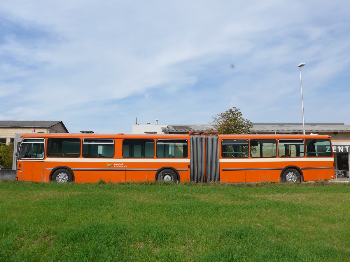(155'518) - ZVB Zug (RWB) - Nr. 35/SZ 200'091 - FBW/Hess am 5. Oktober 2014 in Burgdorf, Ziegelgut