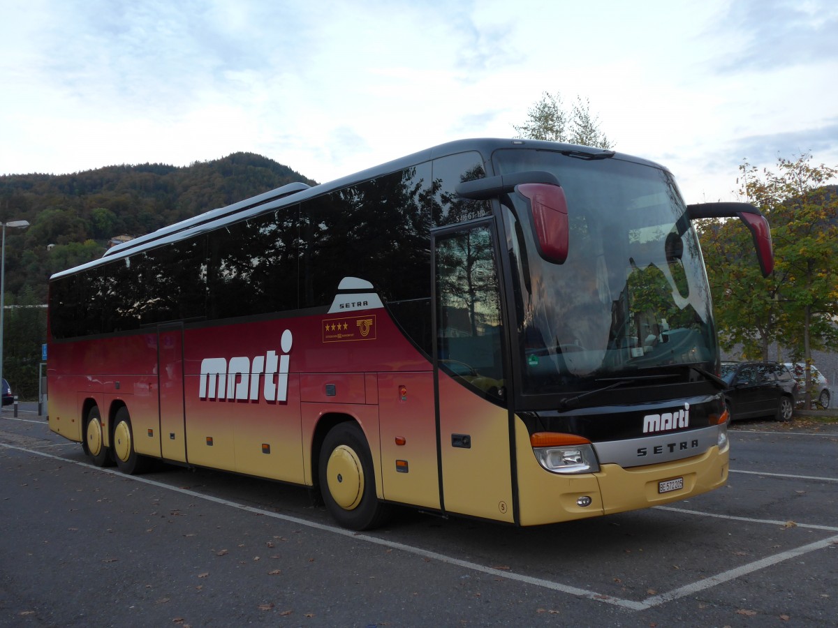 (155'773) - Marti, Kallnach - Nr. 5/BE 572'205 - Setra am 14. Oktober 2014 in Thun, Seestrasse