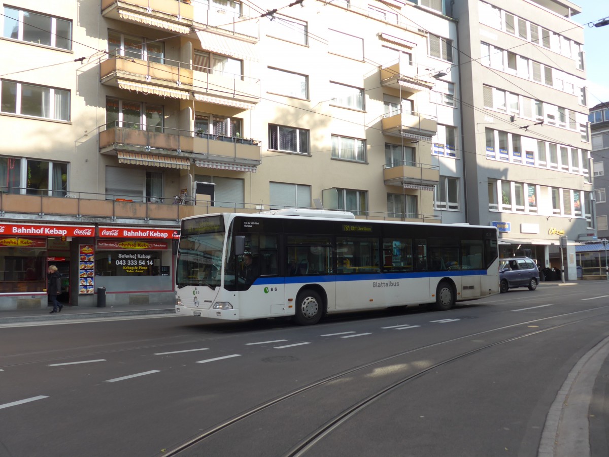 (156'281) - Welti-Furrer, Zrich - Nr. 59/ZH 634'613 - Mercedes (ex Frhlich, Zrich Nr. 613) am 28. Oktober 2014 beim Bahnhof Zrich-Oerlikon