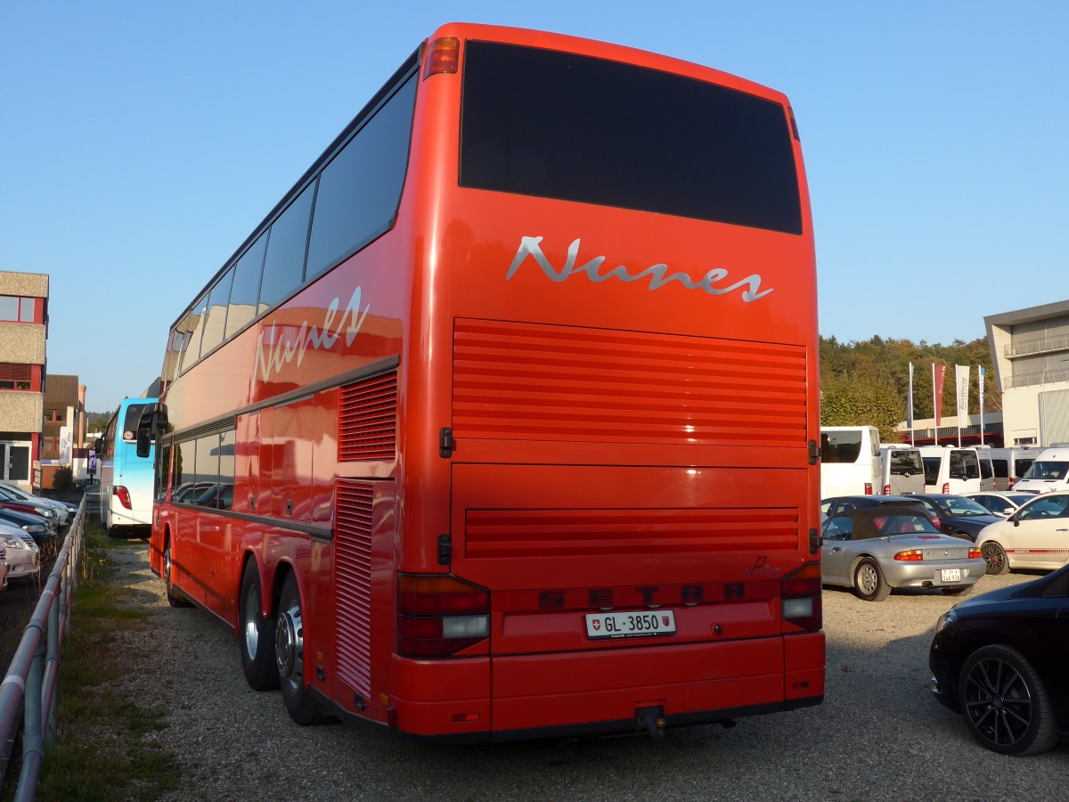 (156'325) - Nunes, Zrich - GL 3850 - Setra am 28. Oktober 2014 in Kloten, EvoBus