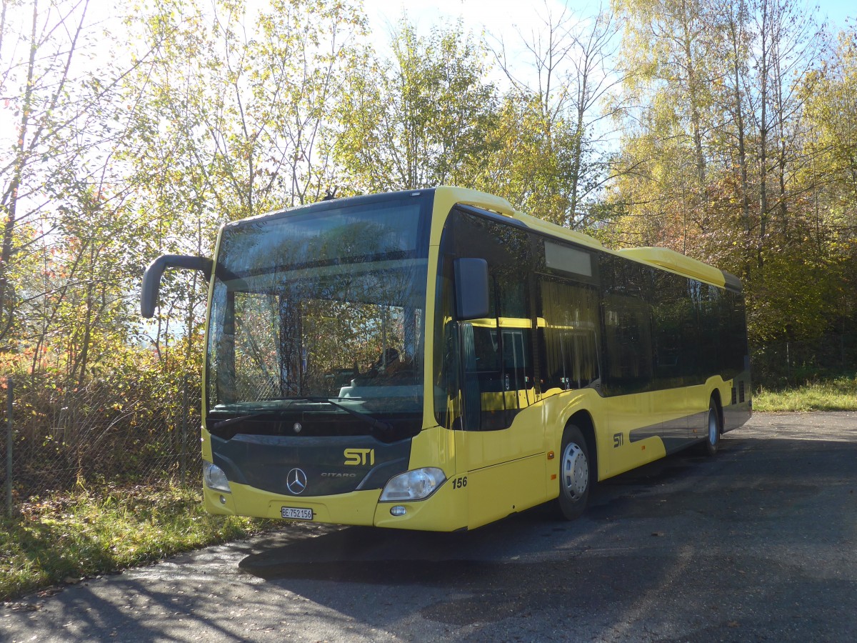 (156'385) - STI Thun - Nr. 156/BE 752'156 - Mercedes am 1. November 2014 in Thun, Waffenplatz
