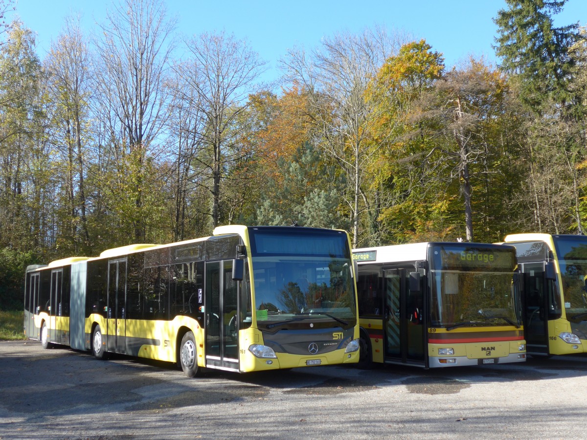(156'394) - STI Thun - Nr. 161/BE 752'161 - Mercedes am 1. November 2014 in Thun, Waffenplatz