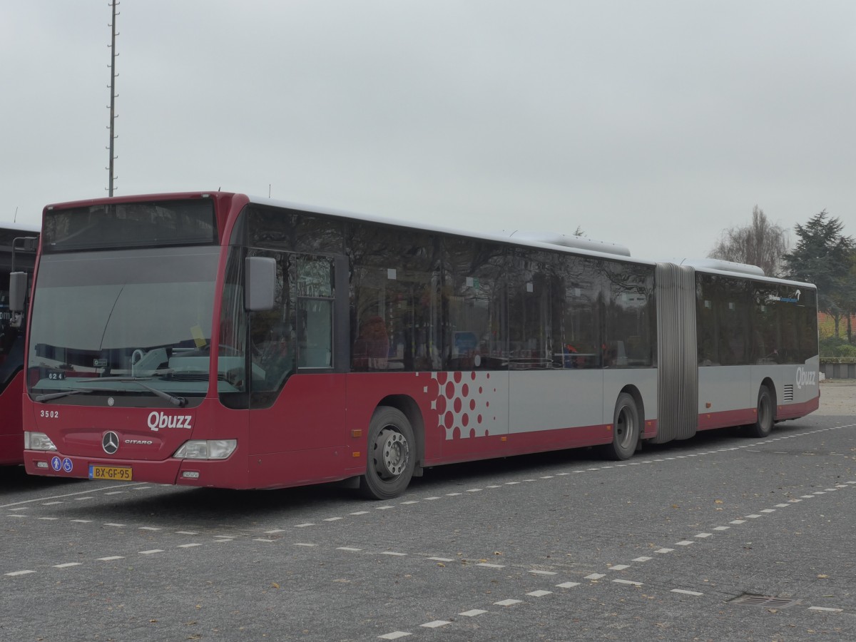(156'700) - Qbuzz, Groningen - Nr. 3502/BX-GF-95 - Mercedes am 18. November 2014 in Appingedam, Busstation