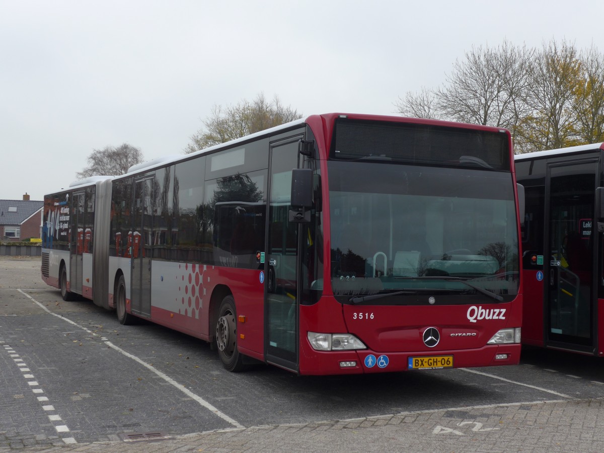 (156'702) - Qbuzz, Groningen - Nr. 3516/BX-GH-06 - Mercedes am 18. November 2014 in Appingedam, Busstation 