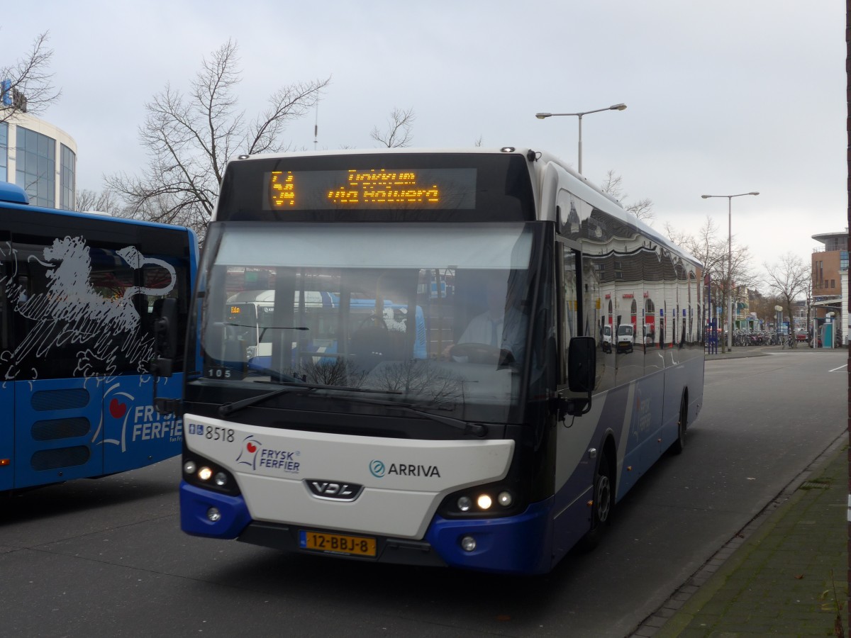 (156'785) - ARRIVA - Nr. 8518/12-BBJ-8 - VDL am 19. November 2014 beim Bahnhof Leeuwarden