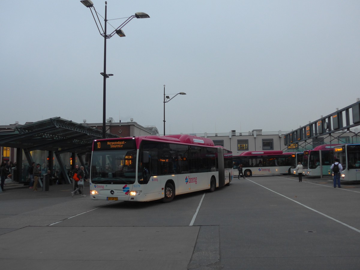 (157'083) - Breng, Ijsselmuiden - Nr. 9279/BX-GN-75 - Mercedes am 20. November 2014 beim Bahnhof Nijmegen