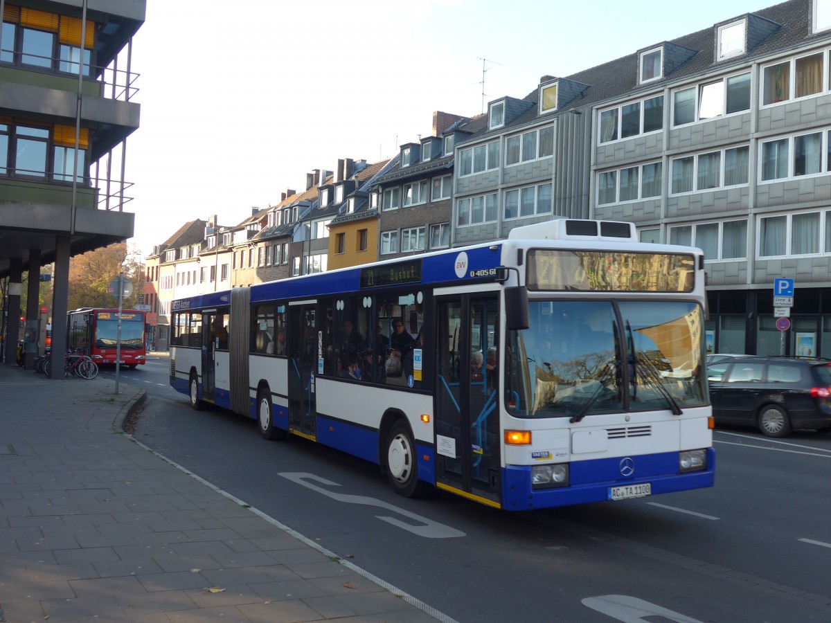 (157'235) - Taeter, Aachen - AC-TA 1100 - Mercedes am 21. November 2014 beim Hauptbahnhof Aachen